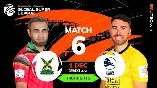 Highlights | Guyana Amazon Warriors vs Hampshire Hawks | GSL 2024