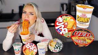 German girl tries & rates the most popular Instant Ramen in Japan