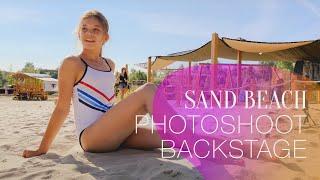 ELIZAVETA SHUBINA / SAND BEACH PHOTOSHOOT BACKSTAGE WITH AMIR GUMEROV