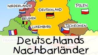  Deutschlands Nachbarländer | Kinderlieder zum Lernen