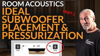 Ideal Subwoofer Placement & Pressurization Part 2 - www.AcousticFields.com
