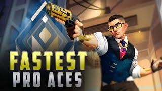 FASTEST ACES IN VALORANT | VALORANT MONTAGE #HIGHLIGHTS