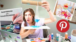 Artist Tests PINTEREST ART HACKS!