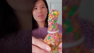 Frozen corn syrup jelly  with Nerds