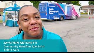 Fidelis Care Partners with Rochester Regional Health for Mobile Mammography Center Event (1:34)