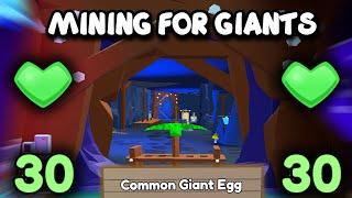 MINING FOR GIANTS + 30 GIANTS IN TOTAL - Collect All Pets [LIVE]