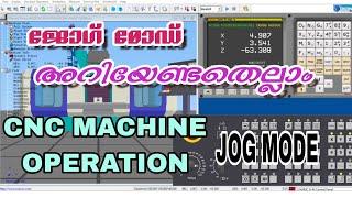 JOG MODE FUNCTION!! PRACTICAL SESSION WITH THE HELP OF A SIMULATOR AND MACHINE