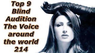 Top 9 Blind Audition (The Voice around the world 214)