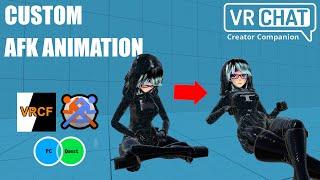 How to change the AFK animation in GoGo Loco in 2025 | VRChat 3.0 Avatar Unity VRCFury Tutorial