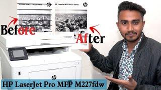 How to fix Black lining problem in Hp LaserJet Pro MFP M227fdw printer #InfotechTarunKD #TarunKD