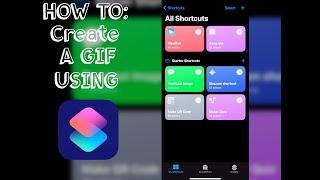 HOW TO CREATE GIFs | iPhone TRICK viral on TikTok | tutorial apple shortcuts