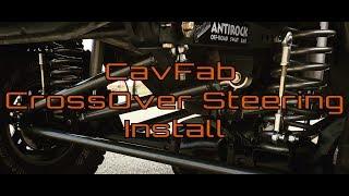 CavFab CrossOver Steering Install By: Out Jeeping (Jeep XJ, TJ, ZJ, Mj, LJ)