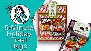   Holiday Treat Bags that You Can Make in 5 Quick Minutes