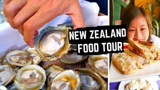 New Zealand Food tour | BEST NEW ZEALAND FOOD | GIANT BLUFF oysters | ICONIC Kiwi foods