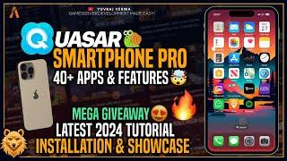 [QBCore/ESX] Quasar Smartphone Pro - IPhone 15 in FiveM | 40+ App & Feature | FiveM Phone | Giveaway