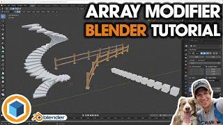 Using the ARRAY MODIFIER in Blender - Blender Modifier Tutorial