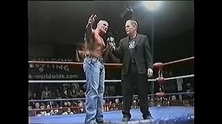 Bill Behrens with Alan Funk in ring interview NWA Anarchy 150 Fright Night 11-1-08