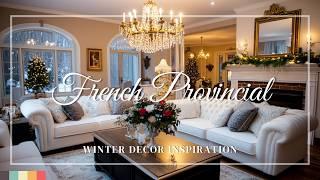 Winter Magic in French Provincial Style: Cozy Decor Inspiration