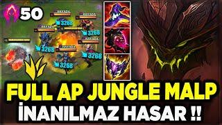 1000 AP MALPHİTE JUNGLE !! DEHŞET TEK ATIYORUM !! EFSANE VİDEO !!