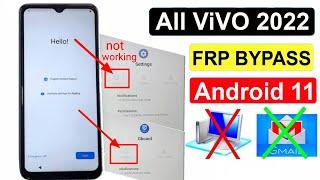 All Vivo FRP Bypass 2022 | Vivo Y20/Y20G/Y20A/Y20S/Y20I Google Account Unlock Android 11 Without PC