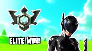 Winning in Elite! Fortnite Ranked Solos