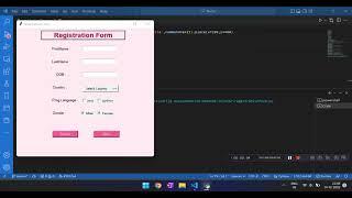 Registration Form - GUI with Tkinter and SQLite3 | Tkinter Gui With Sqlite Backend | FULL CODE LINK