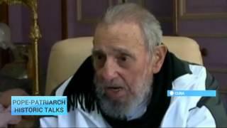 Pope Patriarch Historic Talks: Fidel Castro issues peace message after the meeting