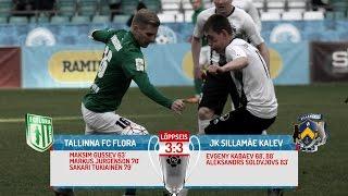 35. voor 2016: Tallinna FC Flora - JK Sillamäe Kalev 3:3 (0:0)