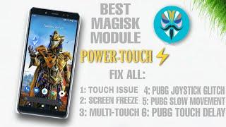 BEST MAGISK MODULE 2021 - POWER TOUCH  FOR ALL PHONES