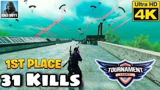 31 KILLS IN TOURNAMENT  | ALCATRAZ | COD MOBILE ULTRA GRAPHIC GAMEPLAY