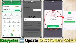 [ Easypaisa  Update KYC ] Dear customer we are not able to update your KYC due to technical issue