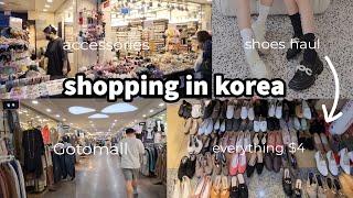 belanja di korea vlog KW Korea hasil tangkapan sepatu & aksesoris dari Gotomall Underground Shopping Center