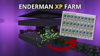 EASY Enderman XP Farm in Minecraft