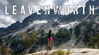 ONE OF THE BEST AREAS TO HIKE NEAR LEAVENWORTH WASHINGTON: HORSESHOE LAKE VIA STUART LAKE TRAIL