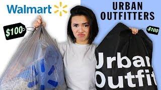 $100 CHALLENGE: WALMART vs. URBAN OUTFITTERS