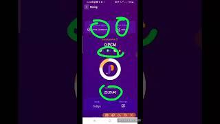 new app pcm wallet free mining crypto coin referral bonus code OTV1RD