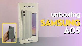 UNBOXING — Samsung A05 white 
