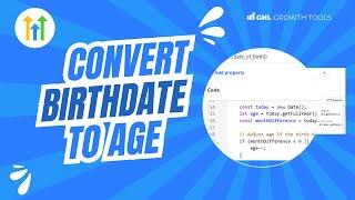 Convert Birthday to Age Using Go High Level Workflows (Custom Code Tutorial)