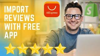 ⭐️ How To Import Reviews From Aliexpress To Shopify for Free | Shopify APP