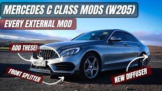 EVERY External Mod | Mercedes C Class Mods (W205)