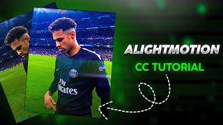 Alight Motion Football CC | Tutorial With preset