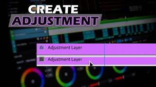 HOW TO CREATE ADJUSTMENT LAYER IN PREMIERE PRO