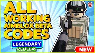 [LEGENDARY] Aimblox BETA Codes September 2021 - Free $ Money!