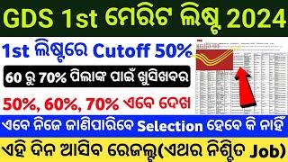 Odisha Postal GDS Cutoff 2024 ! 10th Pass Postal GDS Recruitment ! Odisha Post Office GDS Cutoff