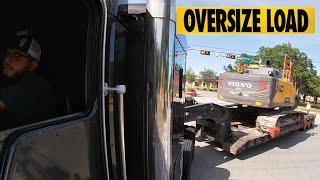 A day in the life of a heavy haul trucker | kenworth moving oversize load