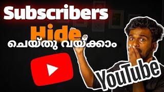 how to hide subscribers on youtube|youtube subscribe hide