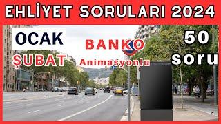 EHLİYET SINAV SORULARI 2024 ŞUBAT, MART ÇIKMIŞ EHLİYET SINAV SORULARI