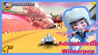 SUGAR RUSH SPEEDWAY GAMEPLAY WITH ADORABEEZLE WINTER POP | SWEET RIDE