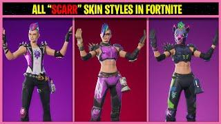 ALL RINGMASTER SCARR SKIN STYLES IN FORTNITE