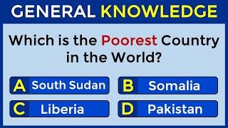 How Good Is Your General Knowledge? Take This 25-question Quiz To Find Out! #challenge 103